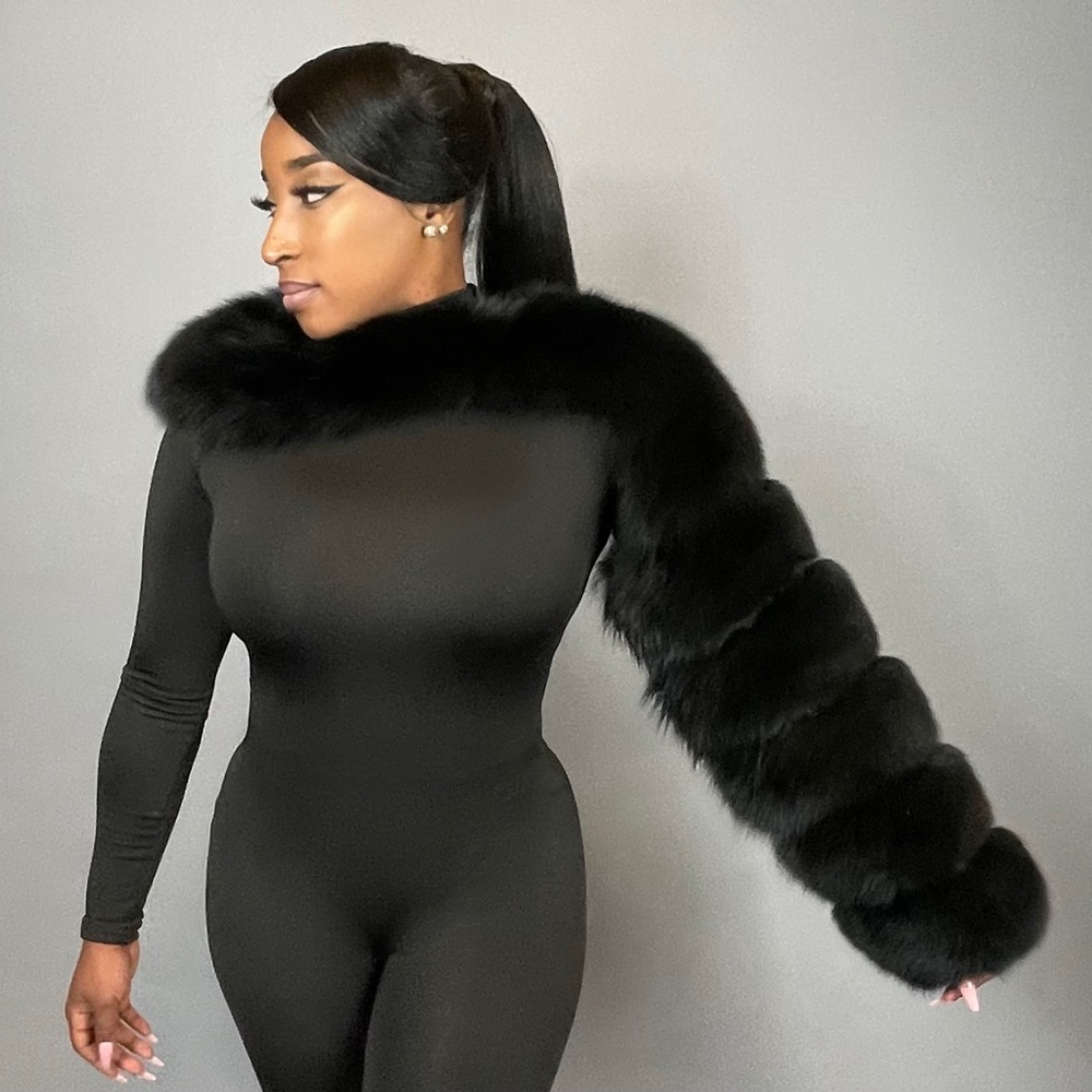 COPY - COPY - 100% genuine Fox Fur Sleeve